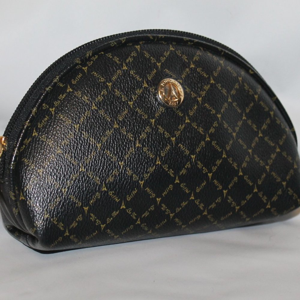 New La Tour Eiffel RIONI Signature Cosmetic Make-Up Case Pouch Bag Clutch